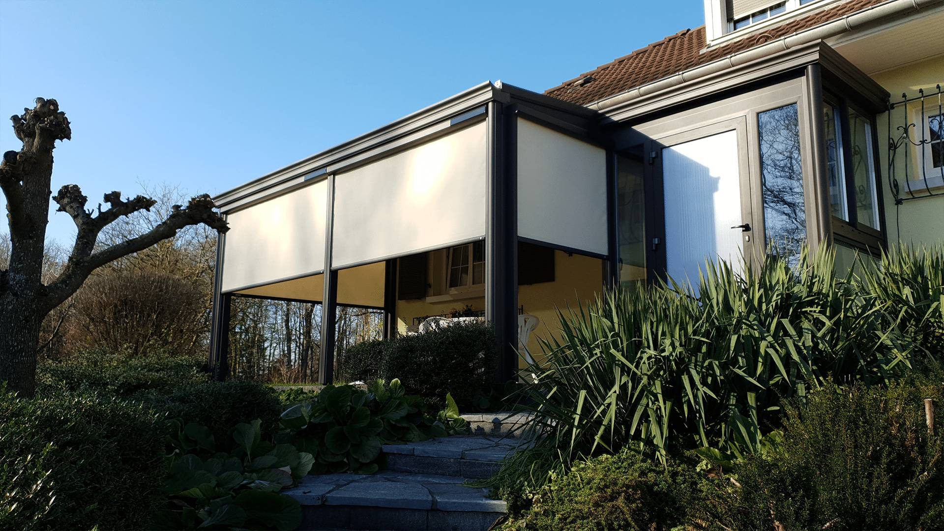 Pergola vitres solarlux