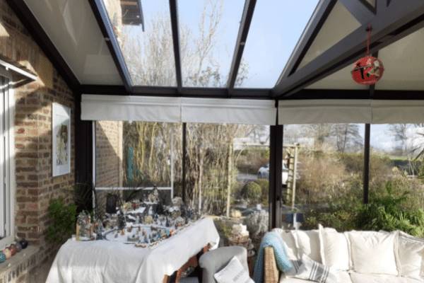 Limbourg - 600-400-11spots led-vitrage toiture-veranda-victorienne Véranda intérieur